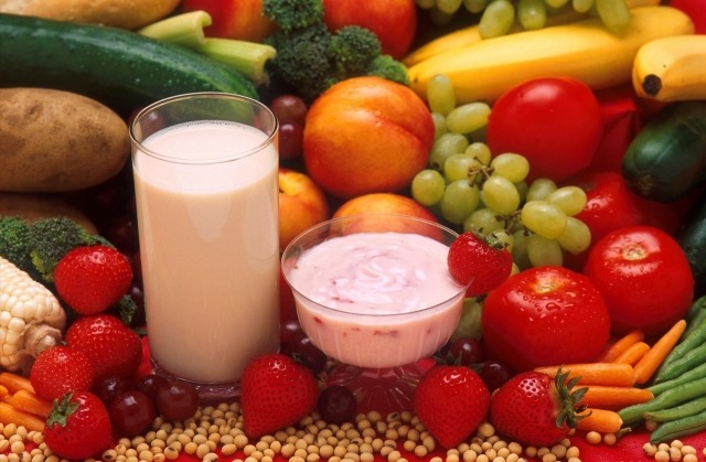 mat hälsosam äter soja fruktgrönsaker