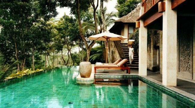 Bali fritidshus semester familj vänner lyxig pool