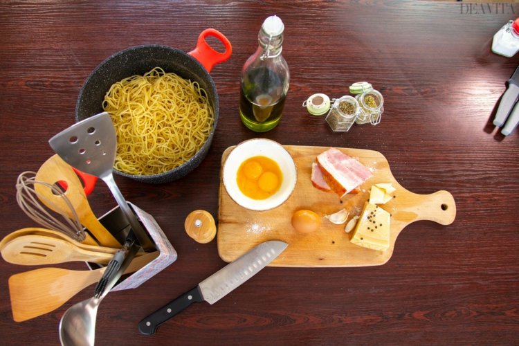 spaghetti carbonara recept original ingredienser utan grädde