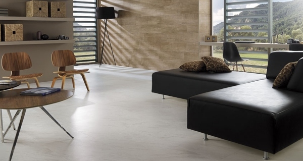 golvplattor sten look porcelanosa ljus Napoles Viena