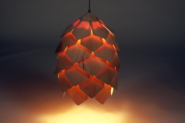 upphängningslampa design crimean pinecone lampskärm mjukt ljus