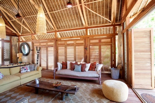 design Villa Suluwilo-Ton trä-bambu mattor