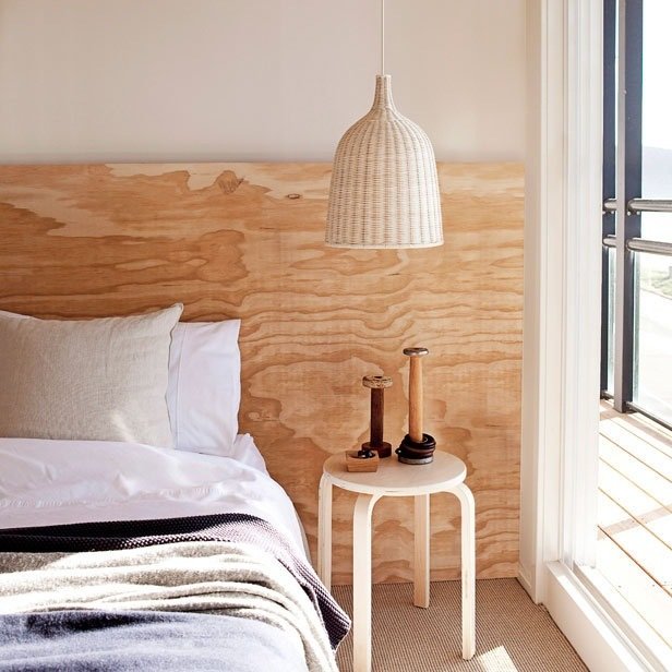plywoodskiva sovrum havet tall korg hängande lampa