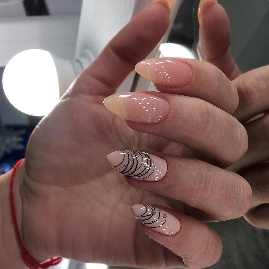Spider gel naglar instruktioner enkla naglar i mandel form nageltrend