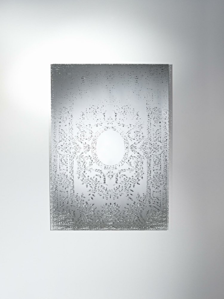 design spegelprydnader hål idéoxid deknudt deco