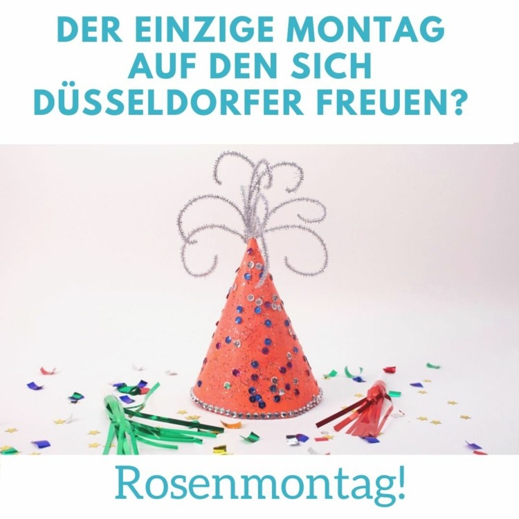 Rose Monday är den enda måndagen som Düsseldorfers ser fram emot