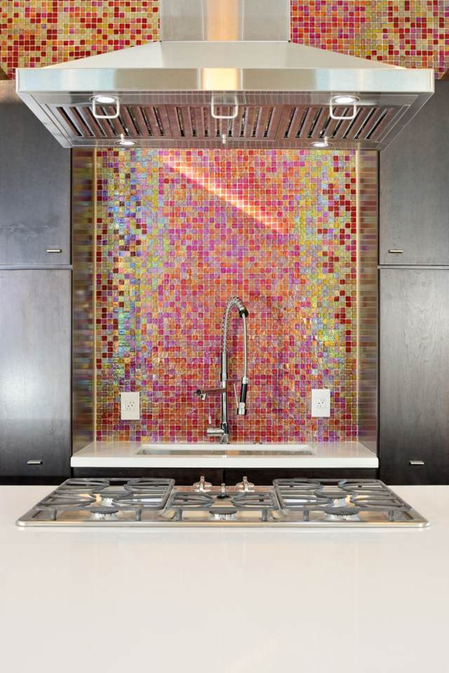 Kakel kök splashbacks utforma färgglada idéer