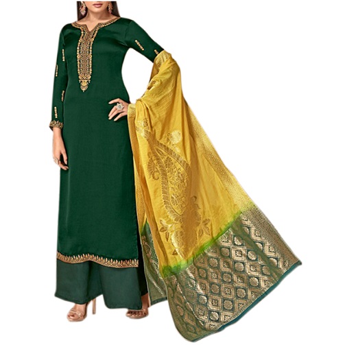 Green Salwar Kameez Πακιστανός