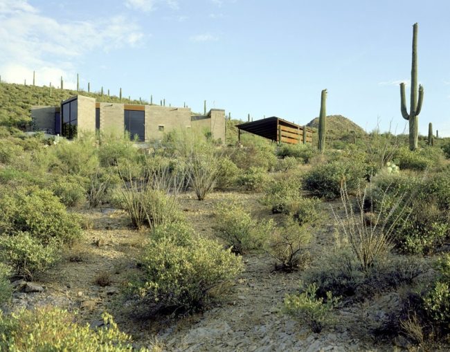 ibarra rosano designarkitekter garcia massivt hus arizona desert