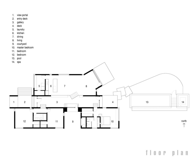 modernt fast hus garcia arizona bottenplan