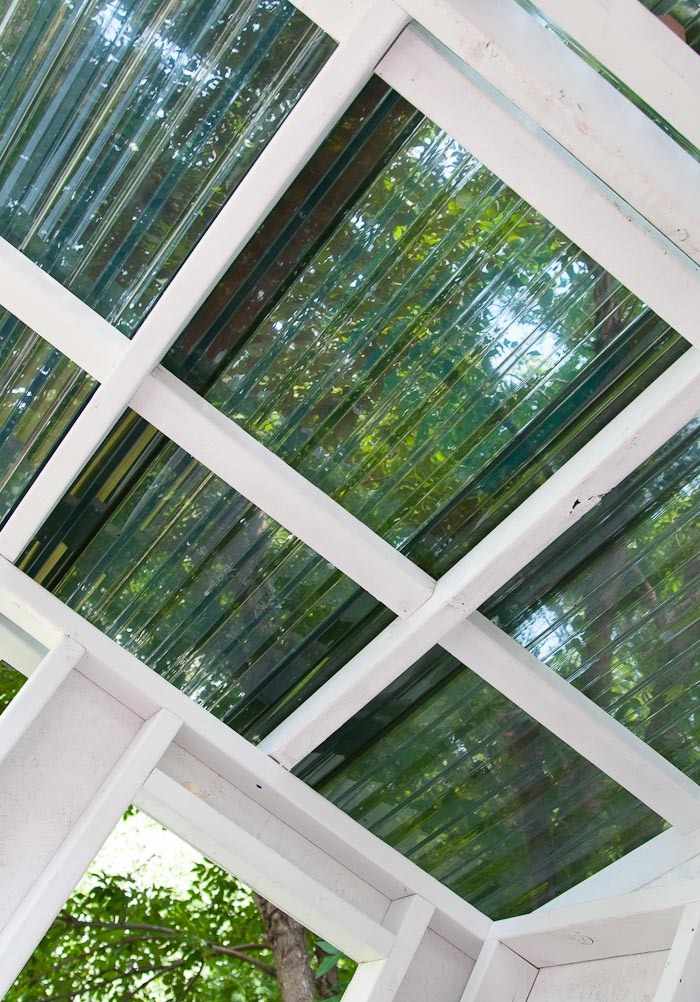 Barns lekhus tak korrugerade ark akryl PVC transparent