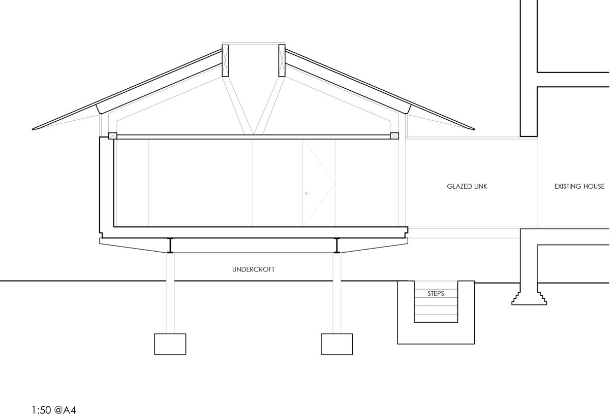 Plan-of-the-house-on-stylt-foundation.
