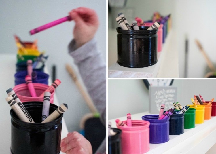 Gör din egen Montessori pennhållare instruktioner