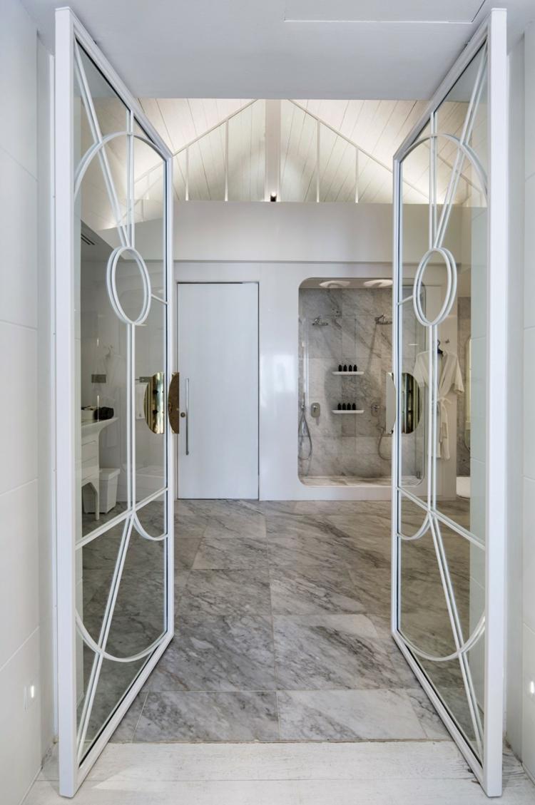 vit badrum kakel marmor stil idéer för inredning