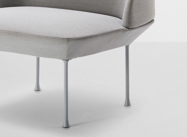 fåtölj detalj oslo designer sittplatser av muuto