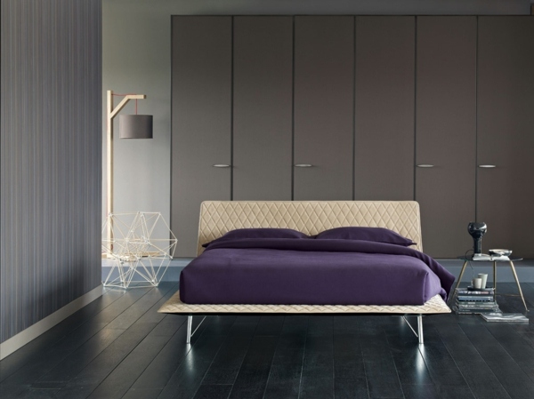 modern garderob för sovrumssängen Flou italiensk design