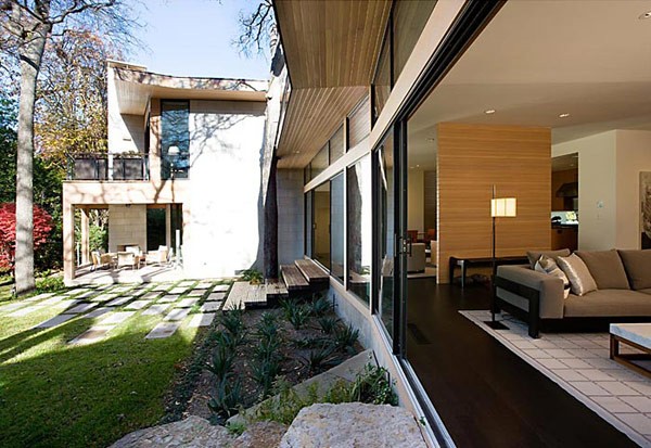modern minimalistisk arkitektur - fasad