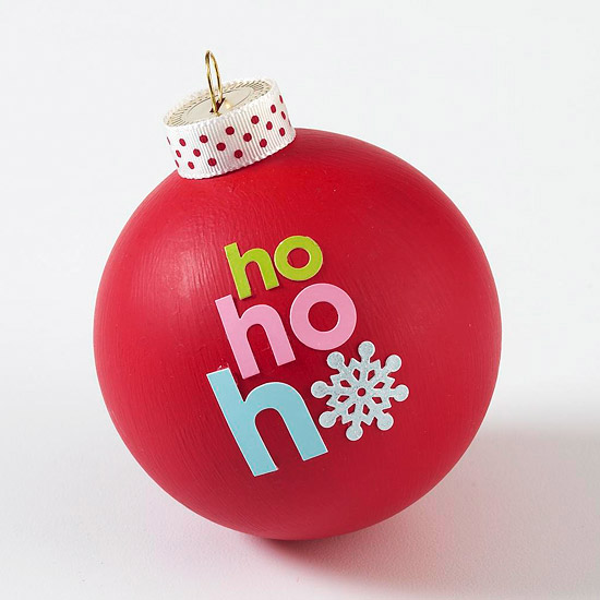 Jul advent säsong ordstäver deco bollar röda jultomten-ho ho ho