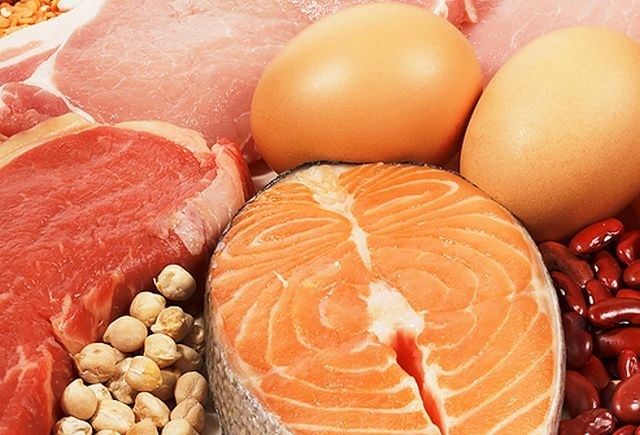 proteinrik kost viktiga vanor kött ägg bönor