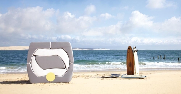 Strandmöbler för chill-out designern Modulära sittmöbler