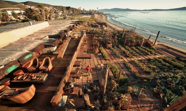 modernt strandhus trä alejandro dacosta återvunnet material landskap