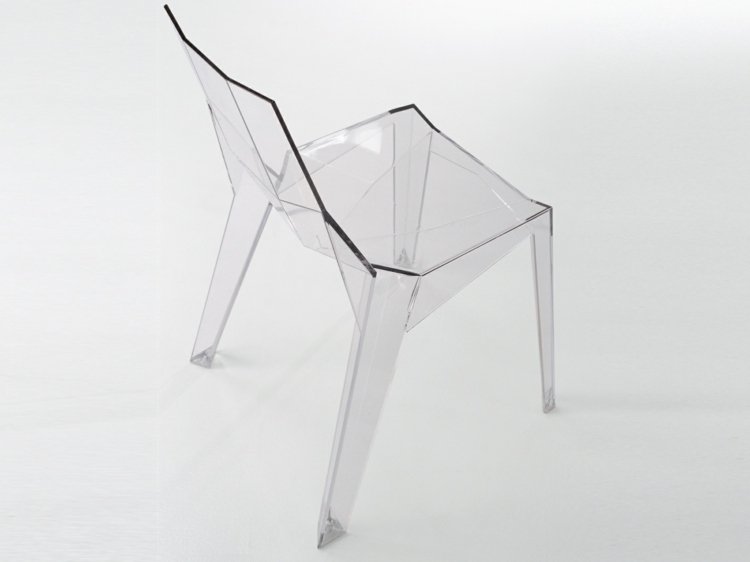 transparent stol poly bonaldo abstrakt formdesign
