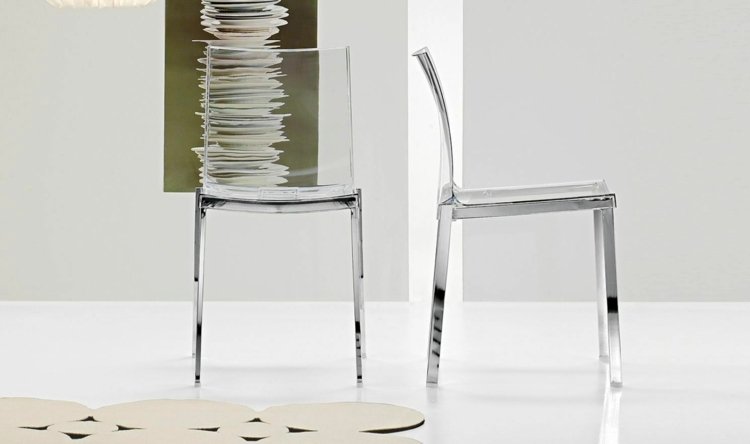stol-transparent amanda bonaldo enkel design metall stol ben