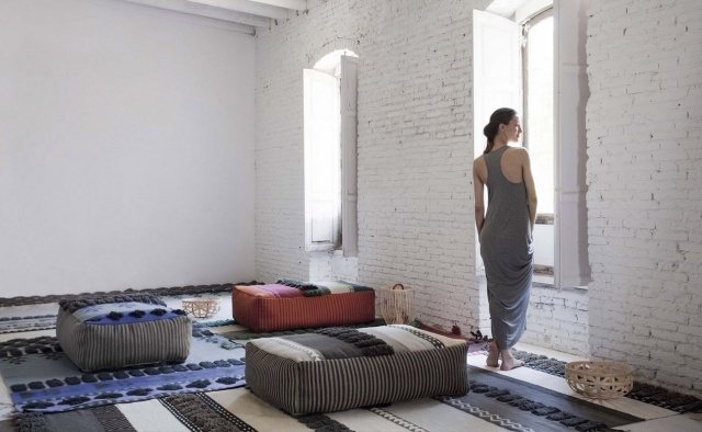 Living ideas design lounge möbler-golvkuddar puff-alexandra