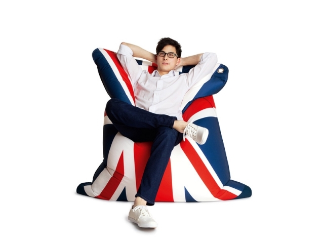 modern design fåtölj-beanbag lounge-Storbritanniens flaggmönster