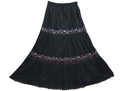 Μαύρες καλοκαιρινές φούστες Gypsy Style