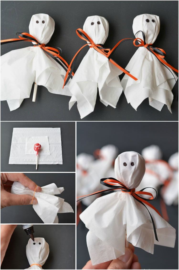 super sista minuten idéer halloween godis wrap wrap spöken