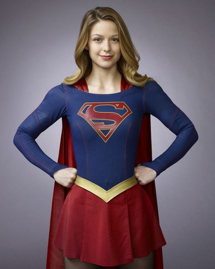 Superkvinnadräkt supergirl-look-melissa-benoist
