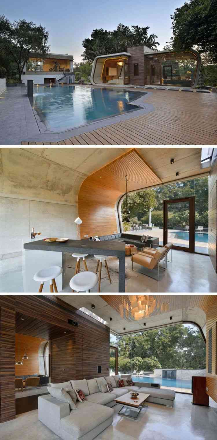 pool-i-trädgården-modern-design-trä-arkitektur