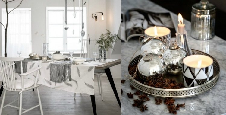 Bricka-silver-jul-dekoration-silver-vit