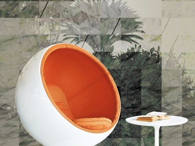 tapeter-vardagsrum-thule-natur-motiv-sitt-boll-orange-vit-minimalistisk-bord