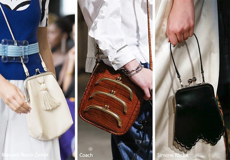 Väskor trender 2019 handväska svänglås läder
