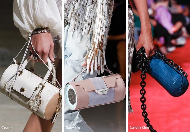 Väskor trender 2019 handväska duffel väska form