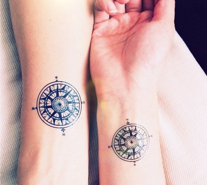 Handleds-tatuering-idéer-kompass-bilder-exempel-kvinnor