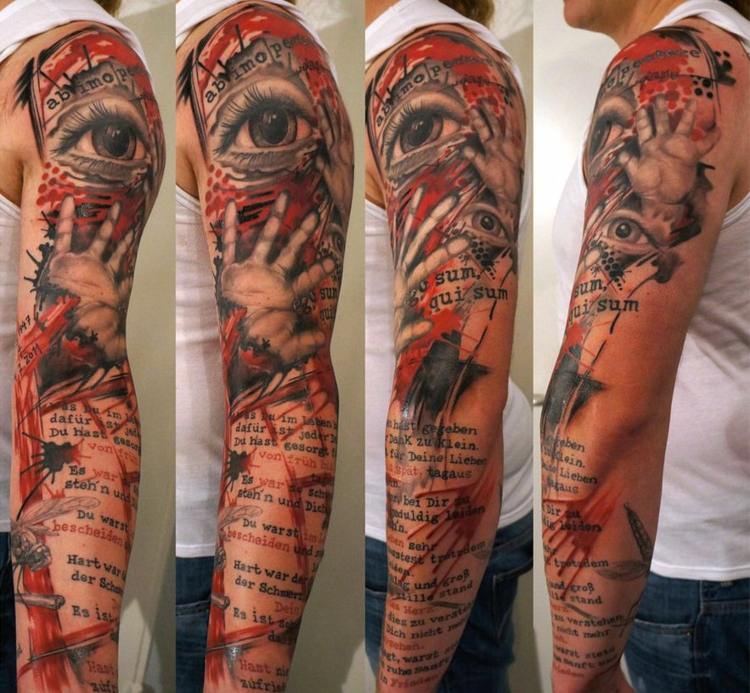 Tatuering-överarm-hel-ärm-font-män