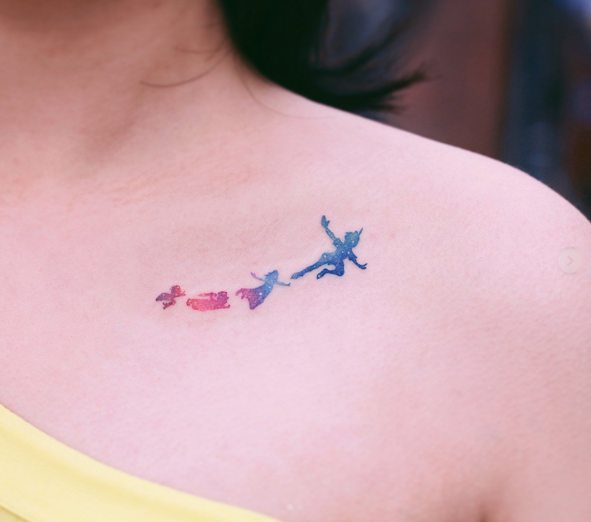 Akvarell tatuering designer små kvinnor tatuering idéer