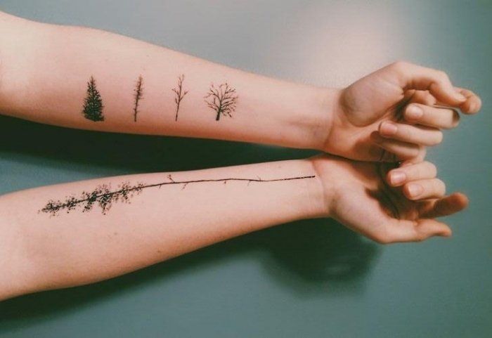 Tatuering-på-underarm-inuti-träd-män-kvinnor