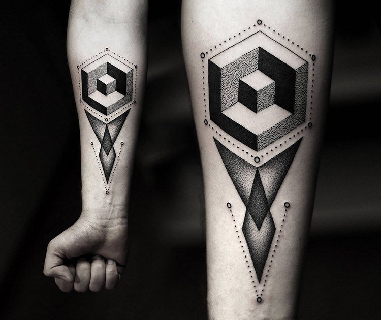 tatuering-idéer-män-blackwork-geometriska