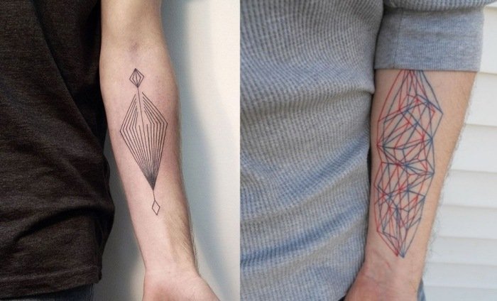 tatuering-idéer-för-män-kvinnor-linjär-representation-underarm-insida