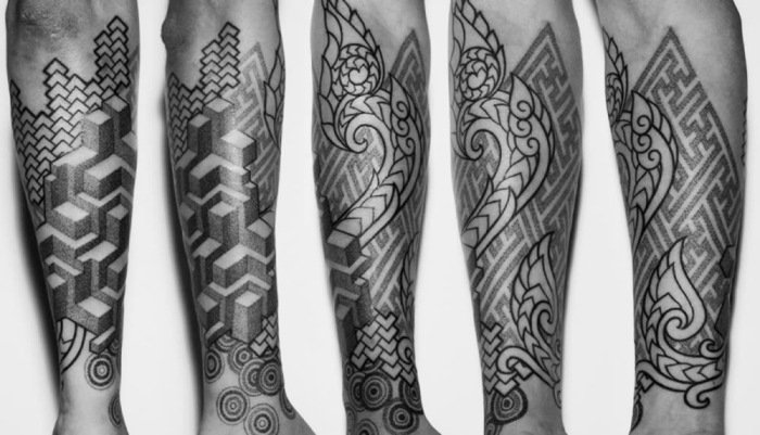 underarm-tatuering-idéer-för-män-geometrisk-blommig-marco-galdo