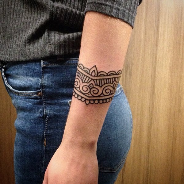 Tatuering idéer armband maori motiv
