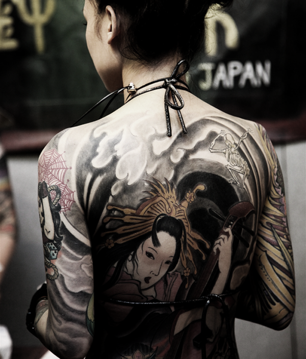 Tatuering-idéer-tillbaka-motiv-geisha-exempel