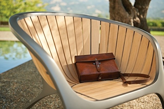 Trädgårdsmöbler stol attraktiv design ergonomisk konstruktion