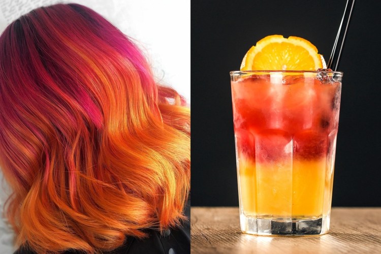 Tequila Sunrise Hair Color Hairstyle Trends Summer B 2020 Long Bob Haircut