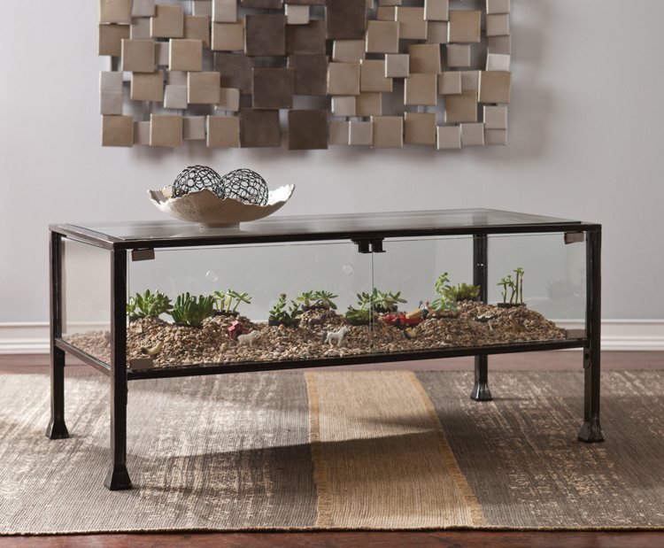 terrarium-vardagsrum-bord-glas-metall-rektangulärt-Hauswurzen