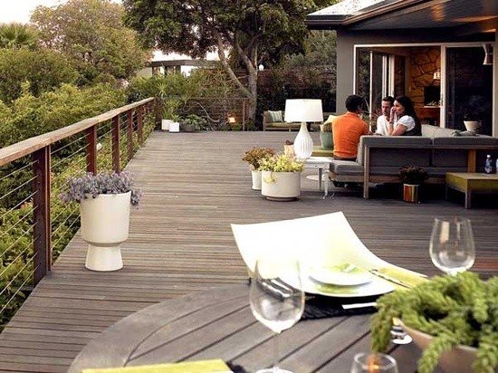 bra veranda idéer för uteplats bangkirai trä